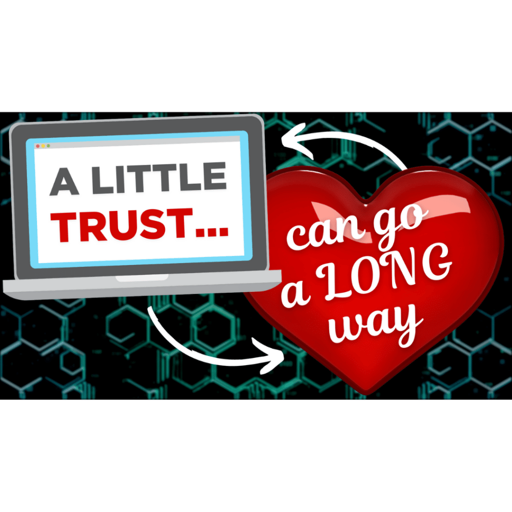 A little trust can go a long way 1