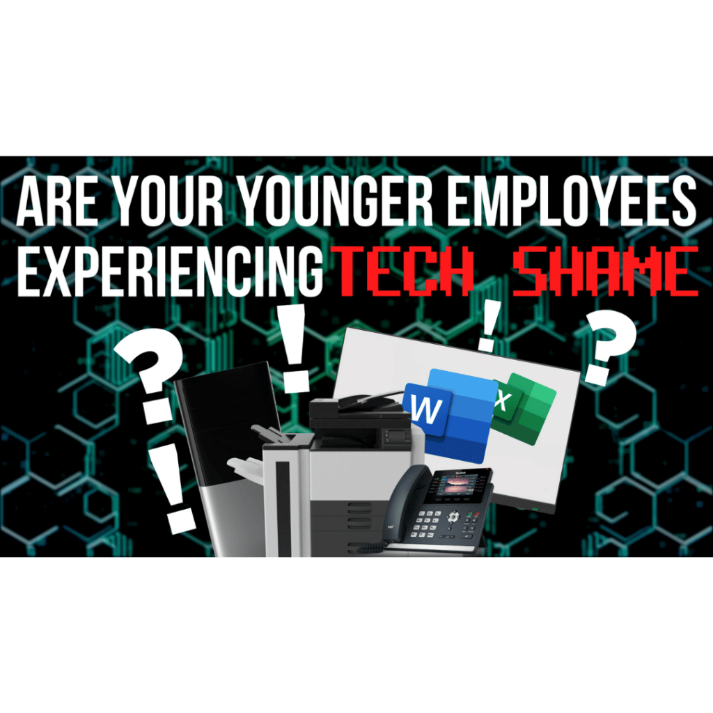 Are your younger employees experiencing ‘tech shame
